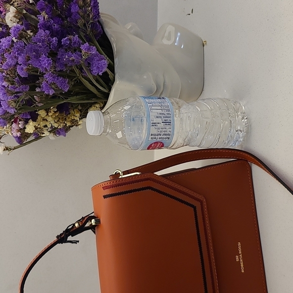 Roberto rossi leather tophandle bag x12 zucca s29 Italy - Picture 13 of 17